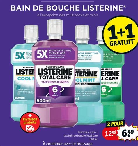 Listerine promotie bij Kruidvat.